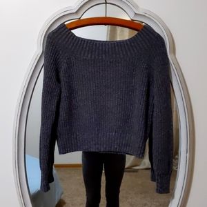 Hollister X-small grey sweater. Crop top sweater